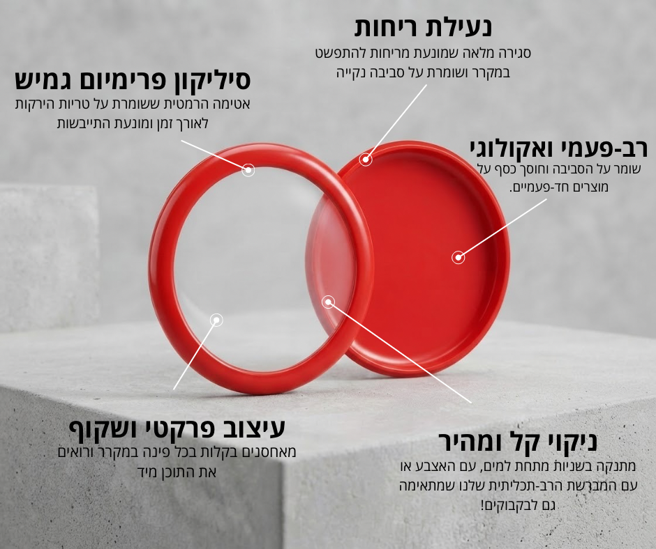הסט המקצועי לשמירה על טריות ירקות ופירות